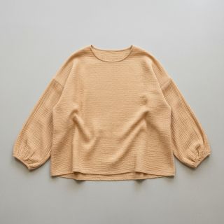 Dupla géz/muszlin DOBBY camel