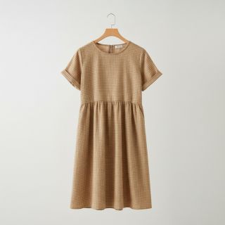 Dupla géz/muszlin Vintage camel