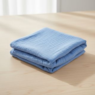 Dupla géz/muszlin royal blue