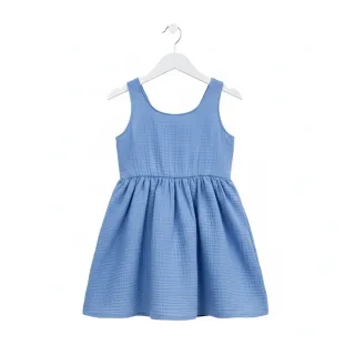 Dupla géz/muszlin royal blue