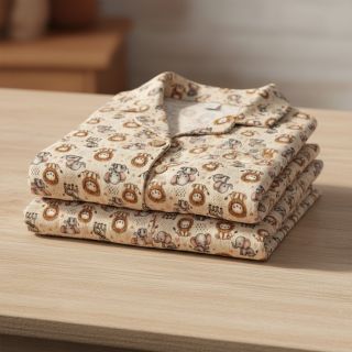 Dupla géz/muszlin Safari buddys design D digital print