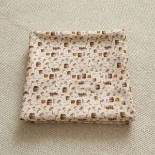 Dupla géz/muszlin Little farm animals design C digital print