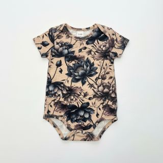 Dupla géz/muszlin Dreamy flowers design B digital print