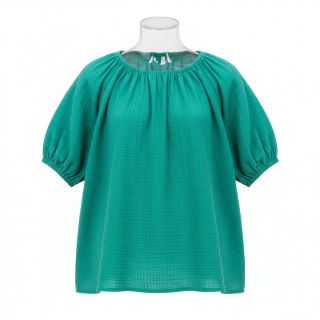 Dupla géz/muszlin dark teal ORGANIC