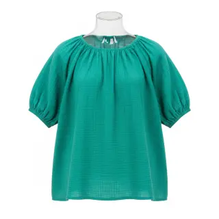Dupla géz/muszlin dark teal ORGANIC