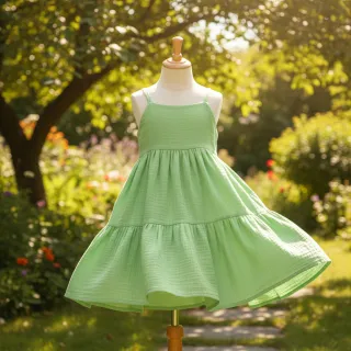 Dupla géz/muszlin light lime ORGANIC