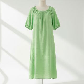 Dupla géz/muszlin light lime ORGANIC