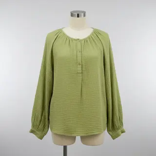 Dupla géz/muszlin old lime ORGANIC