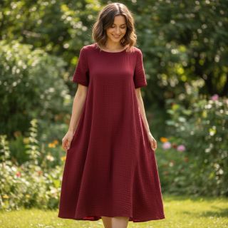 Dupla géz/muszlin wine ORGANIC