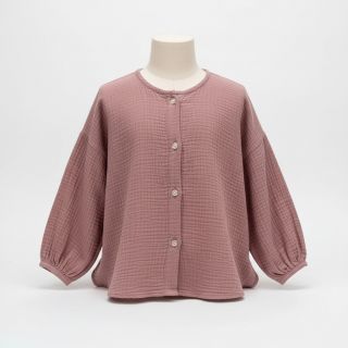 Dupla géz/muszlin light lilac ORGANIC