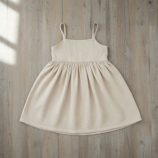 Dupla géz/muszlin light sand ORGANIC