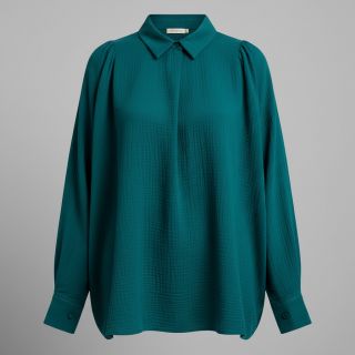 Dupla géz/muszlin petrol ORGANIC