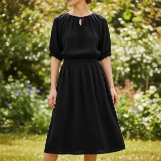 Dupla géz/muszlin black ORGANIC