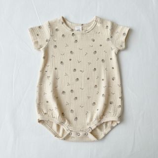 Dupla géz/muszlin Flowers SIMPLY NATURAL digital print ORGANIC