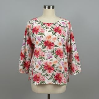 Dupla géz/muszlin Sunny flowers digital print