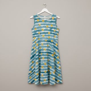 Dupla géz/muszlin Happy faces jeans digital print