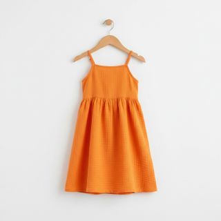 Dupla géz/muszlin NEON ORANGE ORGANIC