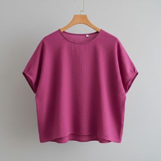 Dupla géz/muszlin cerise ORGANIC