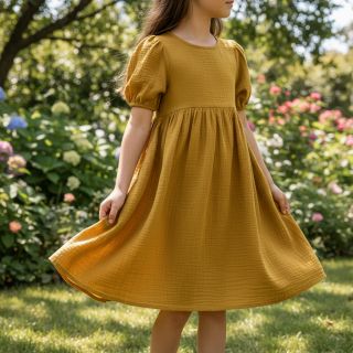 Dupla géz/muszlin gold ORGANIC