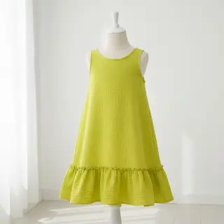 Dupla géz/muszlin neon yellow