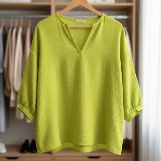 Dupla géz/muszlin neon yellow