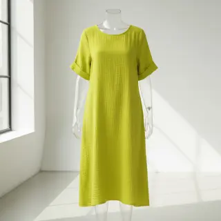 Dupla géz/muszlin neon yellow