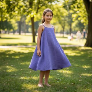 Dupla géz/muszlin lavender