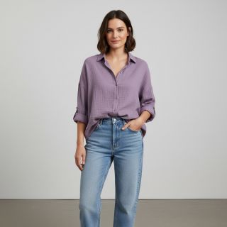 Dupla géz/muszlin lavender