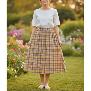 Dupla géz/muszlin Double sided CHECKS multicolour brown