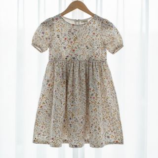 Dupla géz/muszlin Lovely meadow white