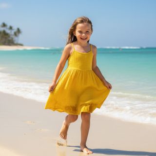 Dupla géz/muszlin lemon