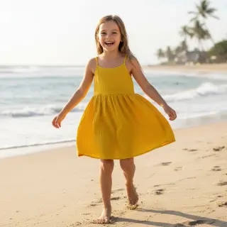 Dupla géz/muszlin lemon ORGANIC