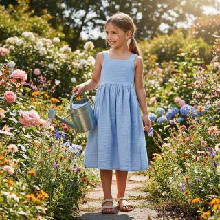 Dupla géz/muszlin blue heaven ORGANIC