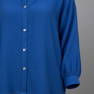 Dupla géz/muszlin cobalt ORGANIC