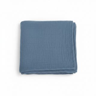 Dupla géz/muszlin jeans blue