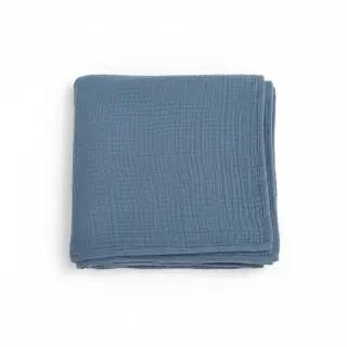 Dupla géz/muszlin jeans blue