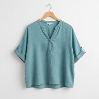 Dupla géz/muszlin blue shadow