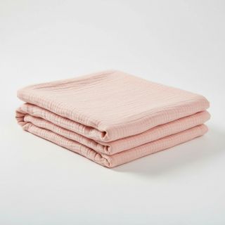 Dupla géz/muszlin light rose