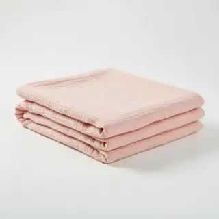 Dupla géz/muszlin light rose