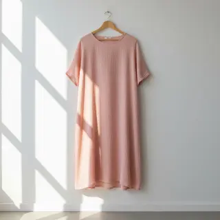 Dupla géz/muszlin light rose