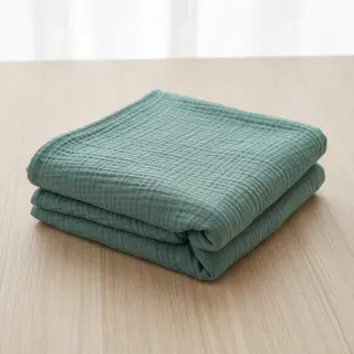 Dupla géz/muszlin green