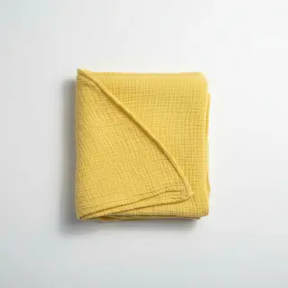 Dupla géz/muszlin soft yellow