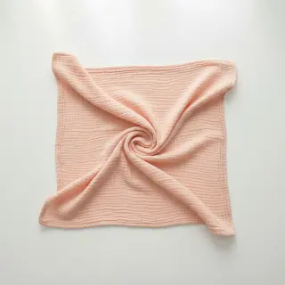 Dupla géz/muszlin light salmon ORGANIC