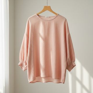 Dupla géz/muszlin light salmon ORGANIC