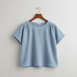 Dupla géz/muszlin blue ORGANIC