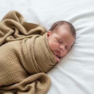 Dupla géz/muszlin beige ORGANIC