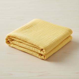 Dupla géz/muszlin soft yellow ORGANIC