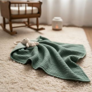 Dupla géz/muszlin green ORGANIC