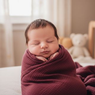 Dupla géz/muszlin berry ORGANIC