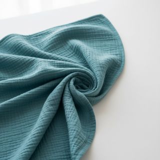 Dupla géz/muszlin blue shadow ORGANIC